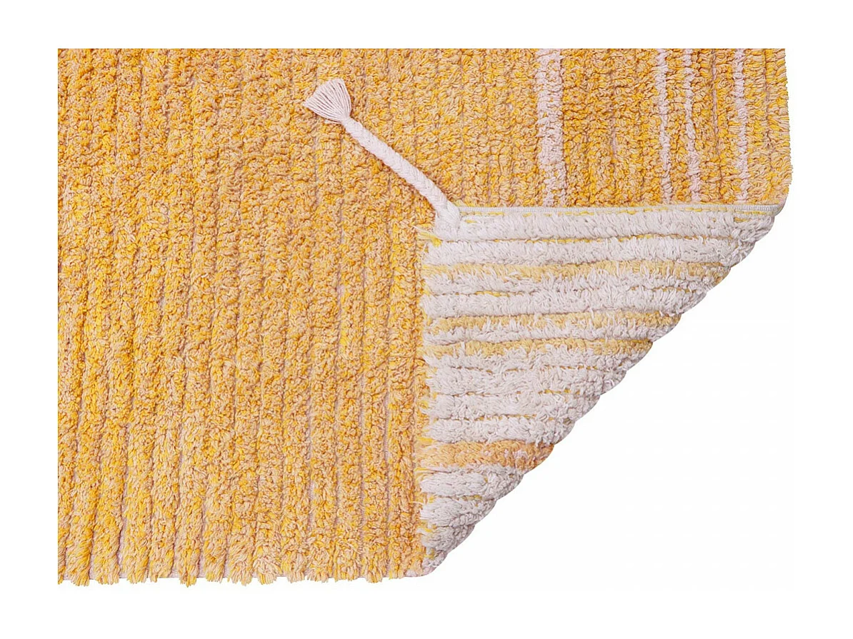 Dywan TWIN AMBER 80x140 żółty/beżowy dwustronny