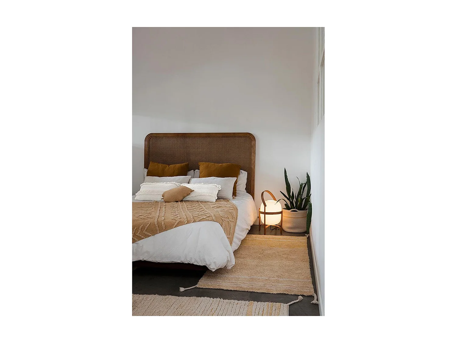 Dywan TWIN AMBER 80x140 żółty/beżowy dwustronny