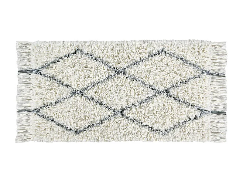 Alfombra peluda bereber - clásica - 80 x 140 cm