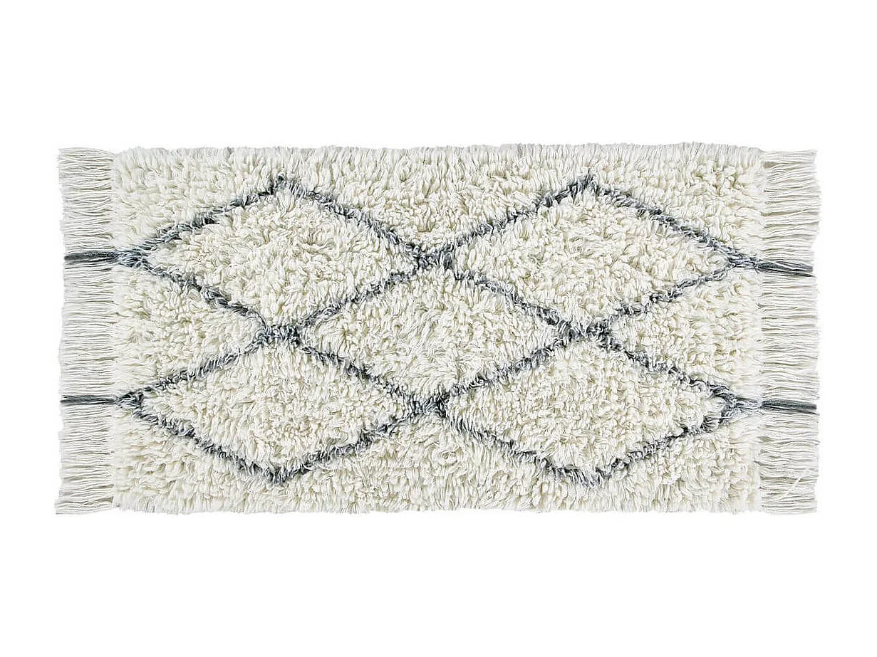 Alfombra peluda bereber - clásica - 80 x 140 cm