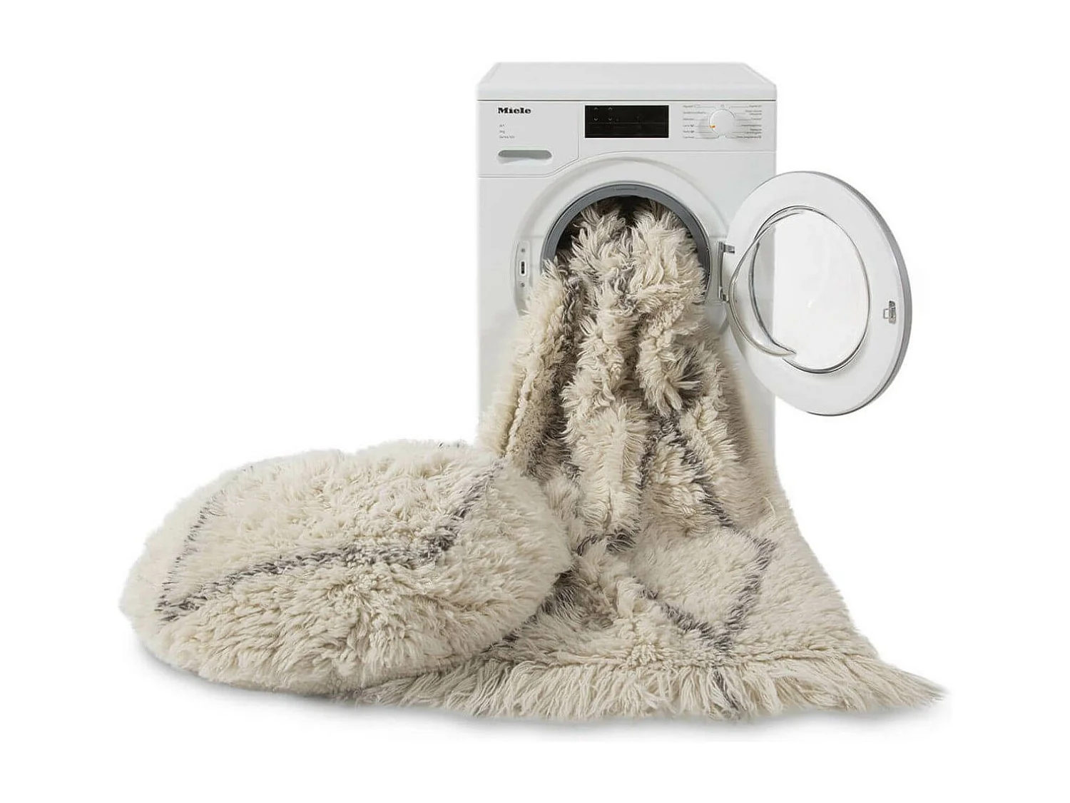 Alfombra peluda bereber - clásica - 80 x 140 cm