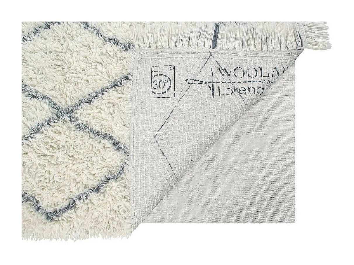 Alfombra peluda bereber - clásica - 80 x 140 cm