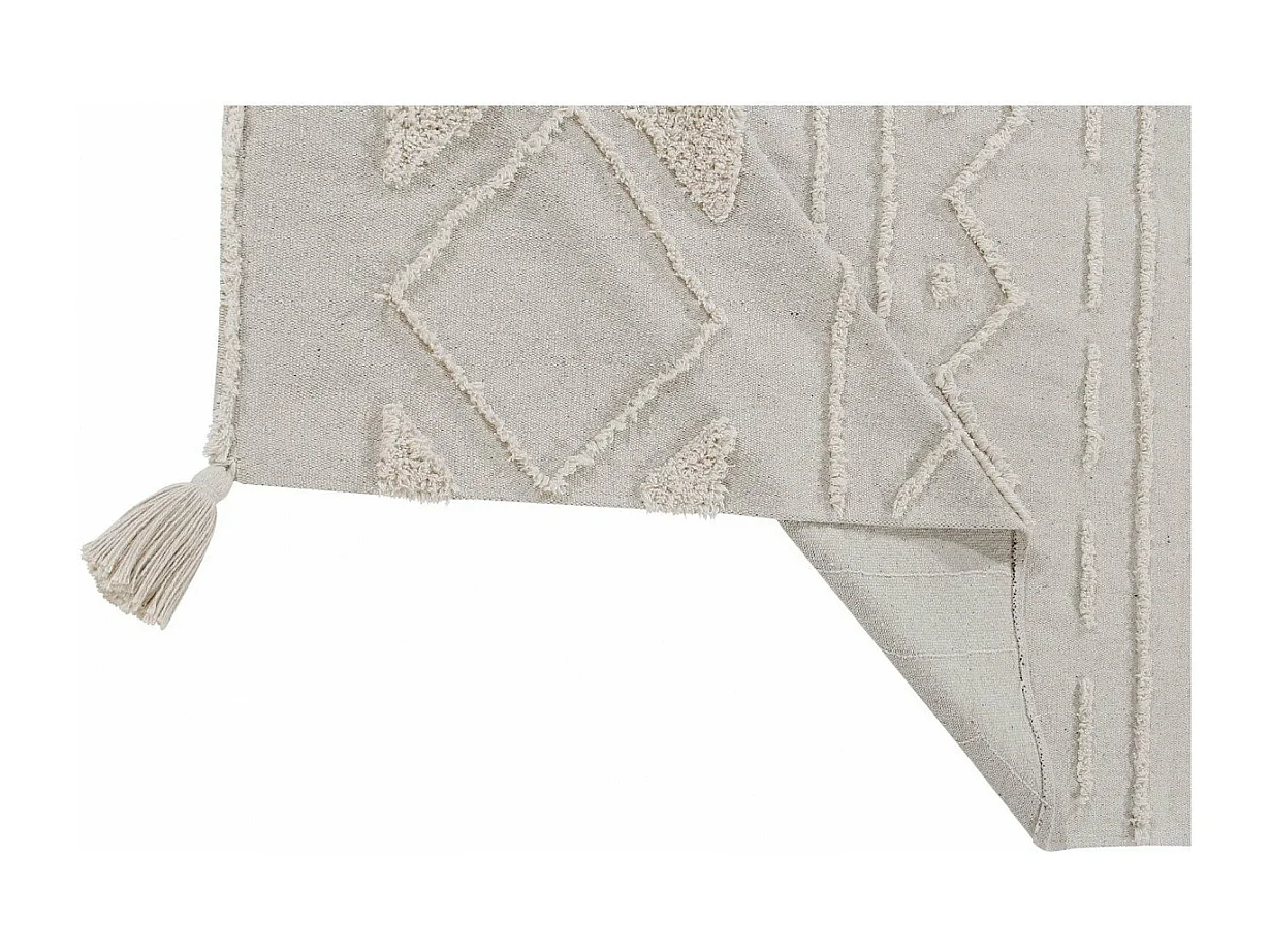 Tapis en coton lavable en machine ethnique Tribu Lorena Canals Rectangulaire Berbère Fait