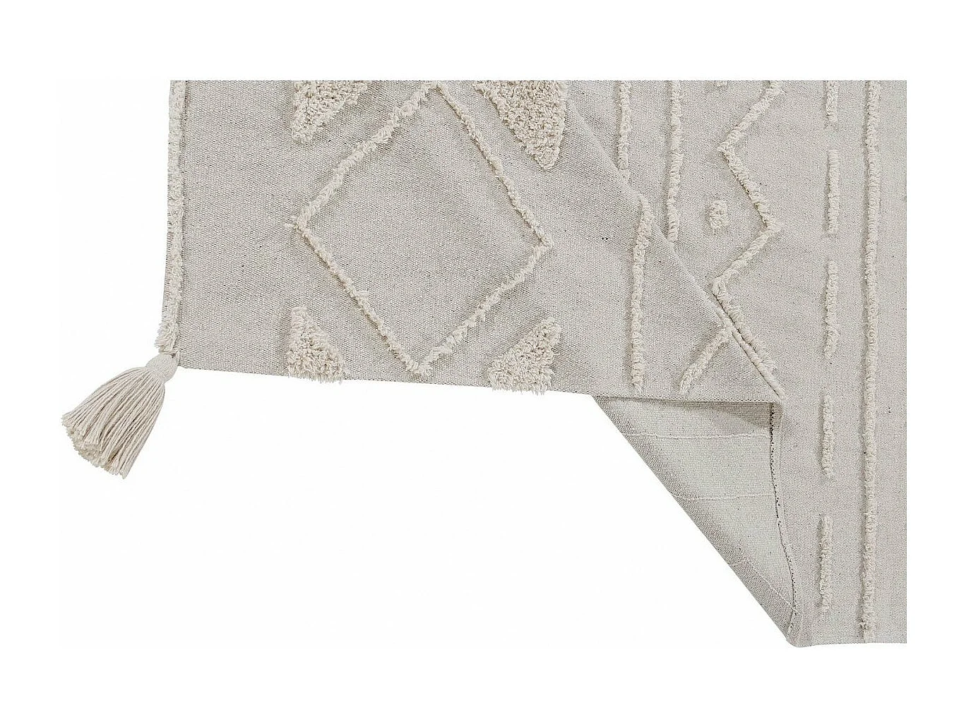 Tapis en coton lavable en machine ethnique Tribu Lorena Canals Rectangulaire Berbère Fait