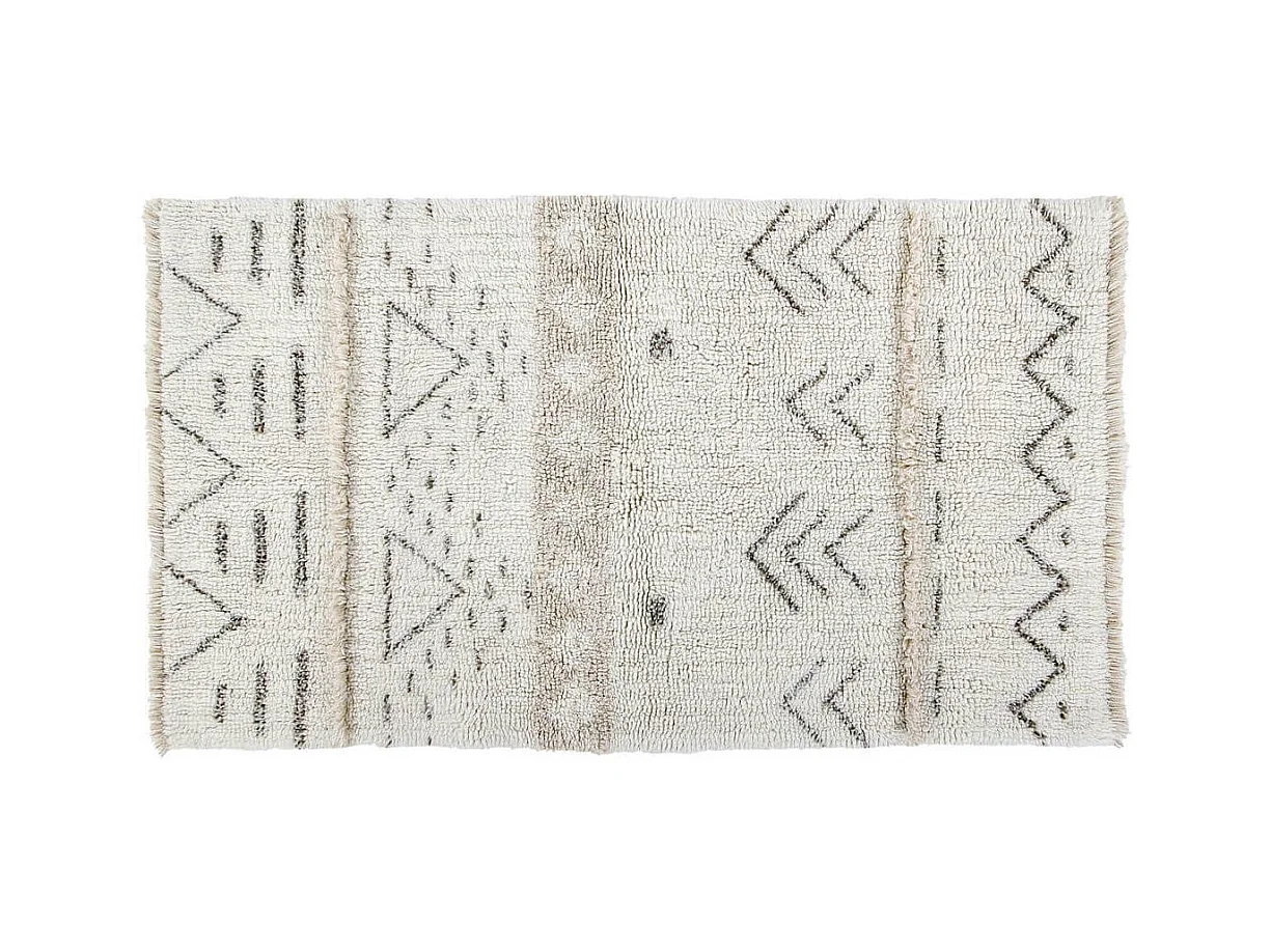 Tapis berbère en laine lavable en machine ethnique Lakota Lorena Canals Rectangulaire Berb