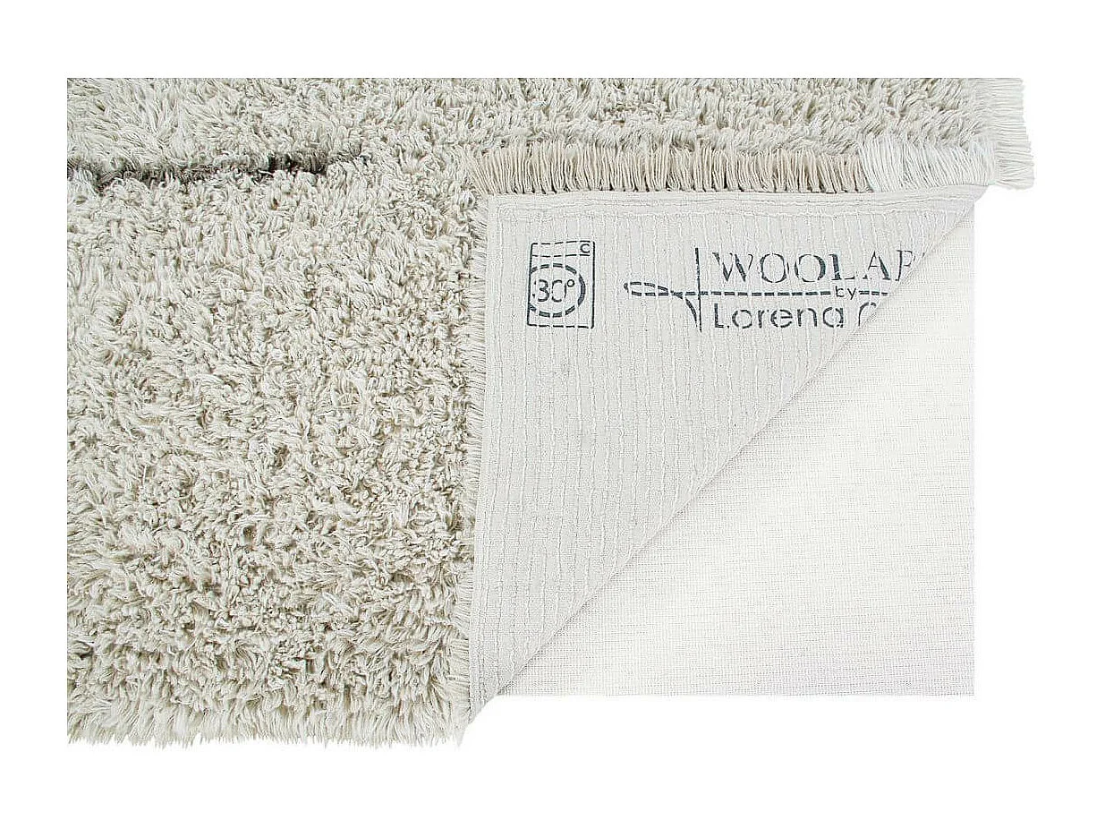Tapis shaggy en laine lavable en machine avec franges Seasons Lorena Canals Rectangulaire
