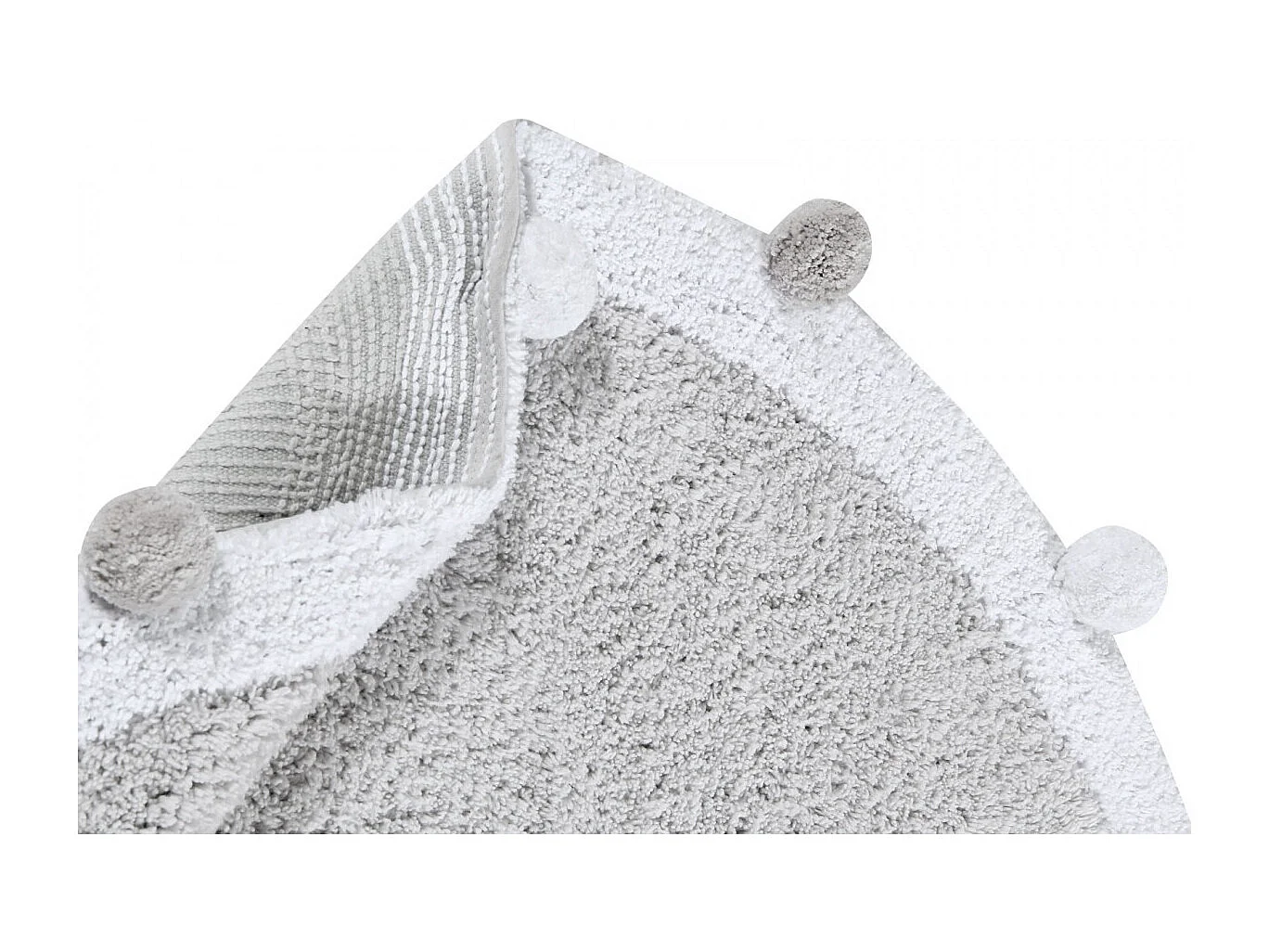 Tapis chambre enfant rond Bubbly Lorena Canals Ronde Enfant Fait main Tapis lavable en mac