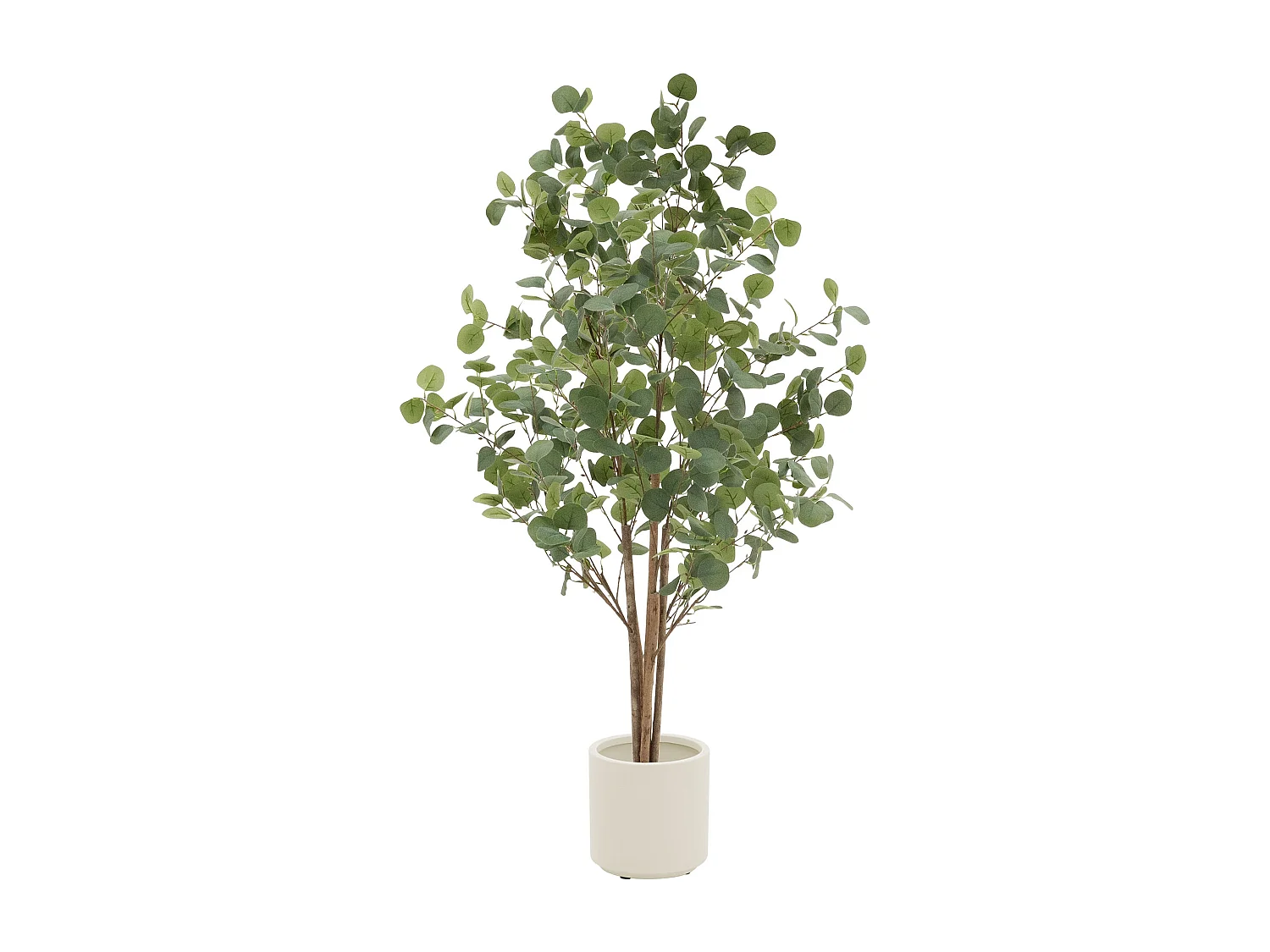 Eucalipto artificial decorativo 150cm realista árbol plástico interior/exterior