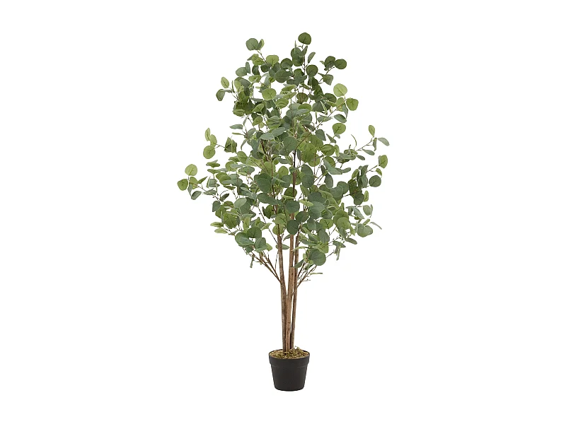 Eucalyptus artificiel plante avec tronc arbre en pot 150 cm déco de salon jardin