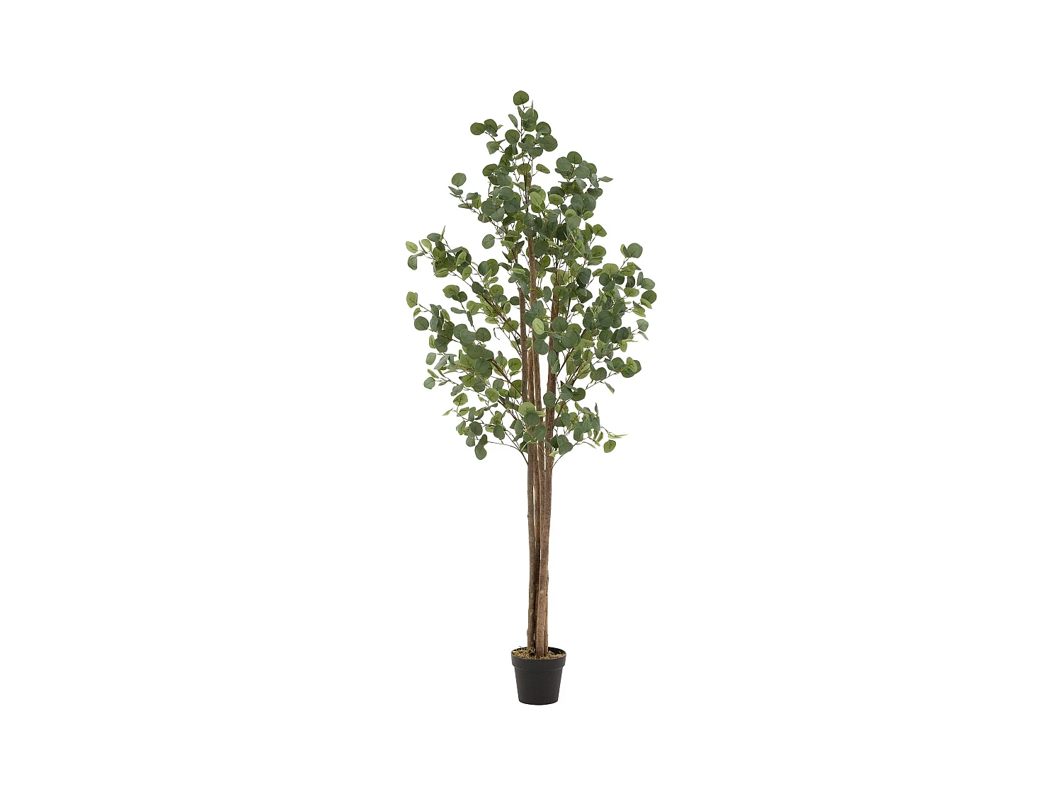 Eucalyptus artificiel plante avec tronc arbre en pot 210 cm déco de salon jardin