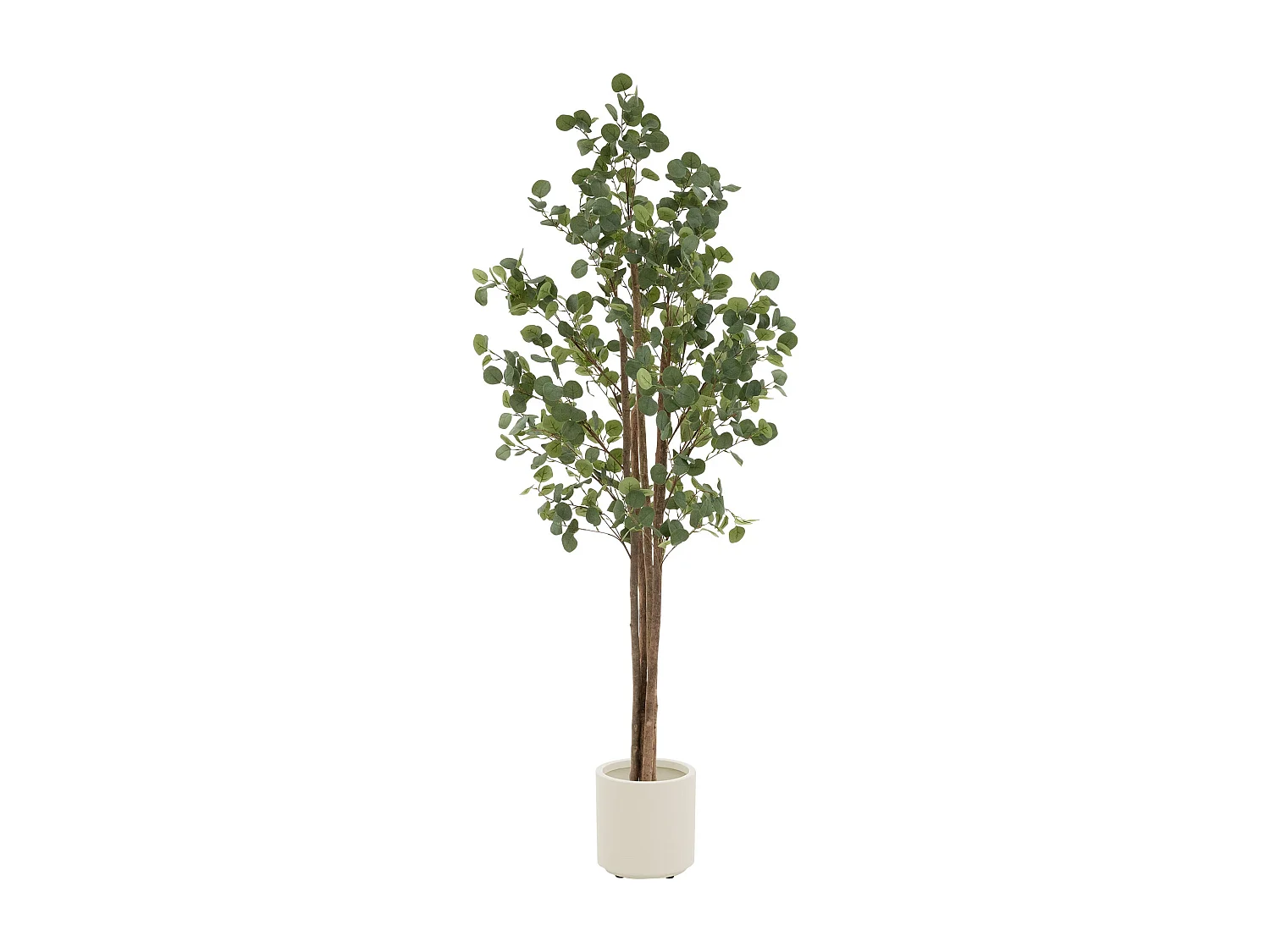 Eucalyptus artificiel plante avec tronc arbre en pot 210 cm déco de salon jardin