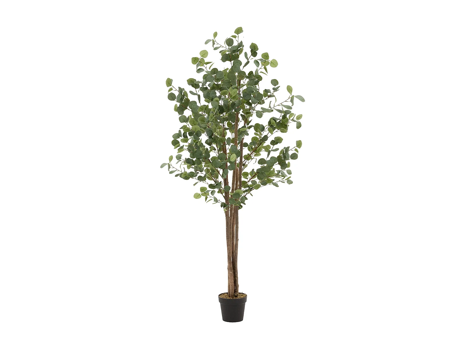 Eucalyptus artificiel plante avec tronc arbre en pot 180 cm déco de salon jardin