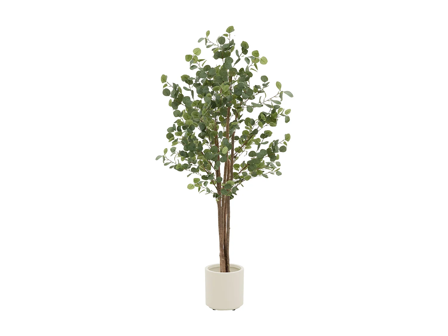 Eucalipto artificial decorativo 180cm realista árbol plástico interior/exterior