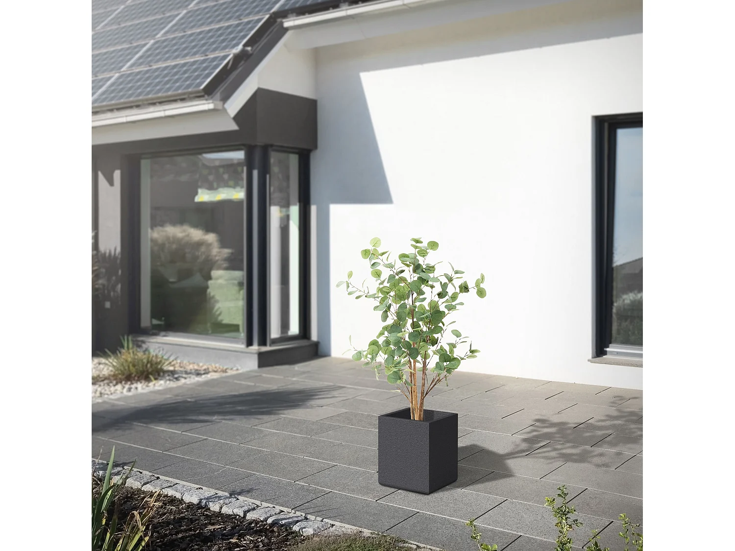 Eucalyptus artificiel Plante artificielle Eucalyptus arbre artificiel en pot 120