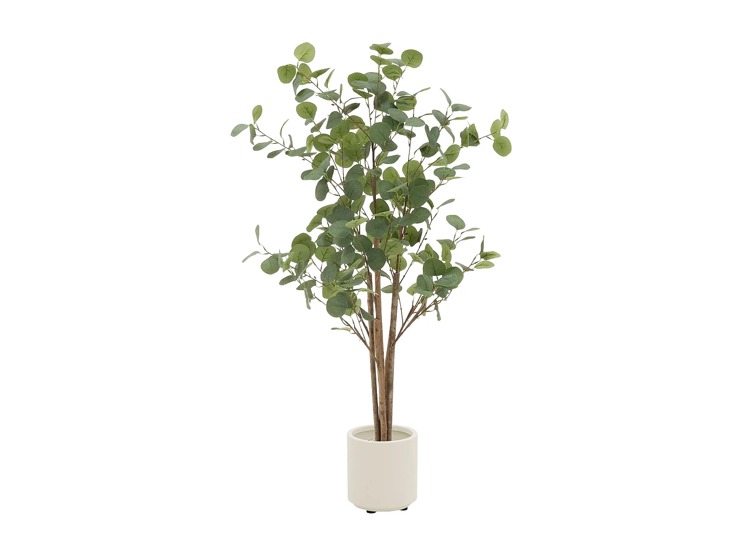 Eucalipto artificiale in vaso 120 cm – pianta finta albero decorativo realistico
