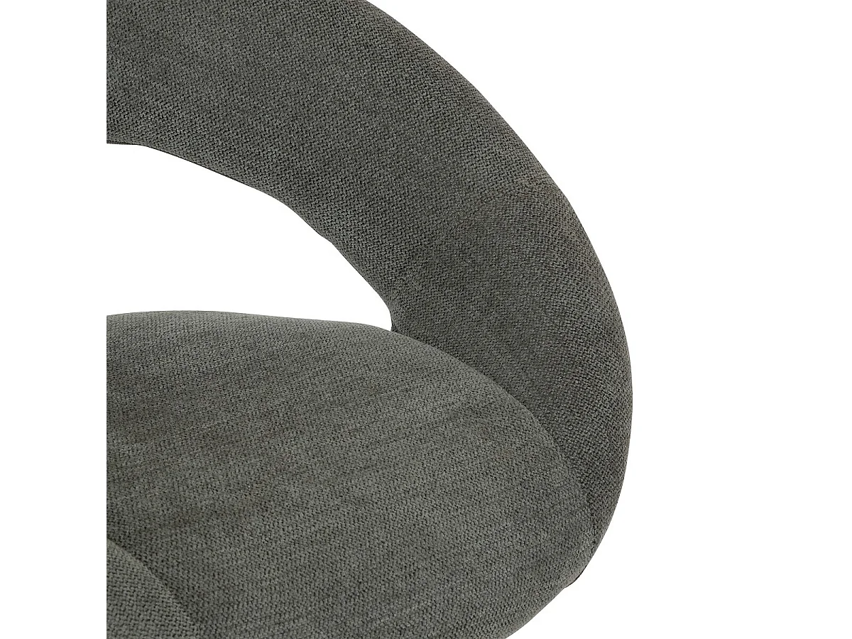 Lot de 2 chaises de bar, chaises hautes réglables en PU vert cèdre et pieds en métal noir