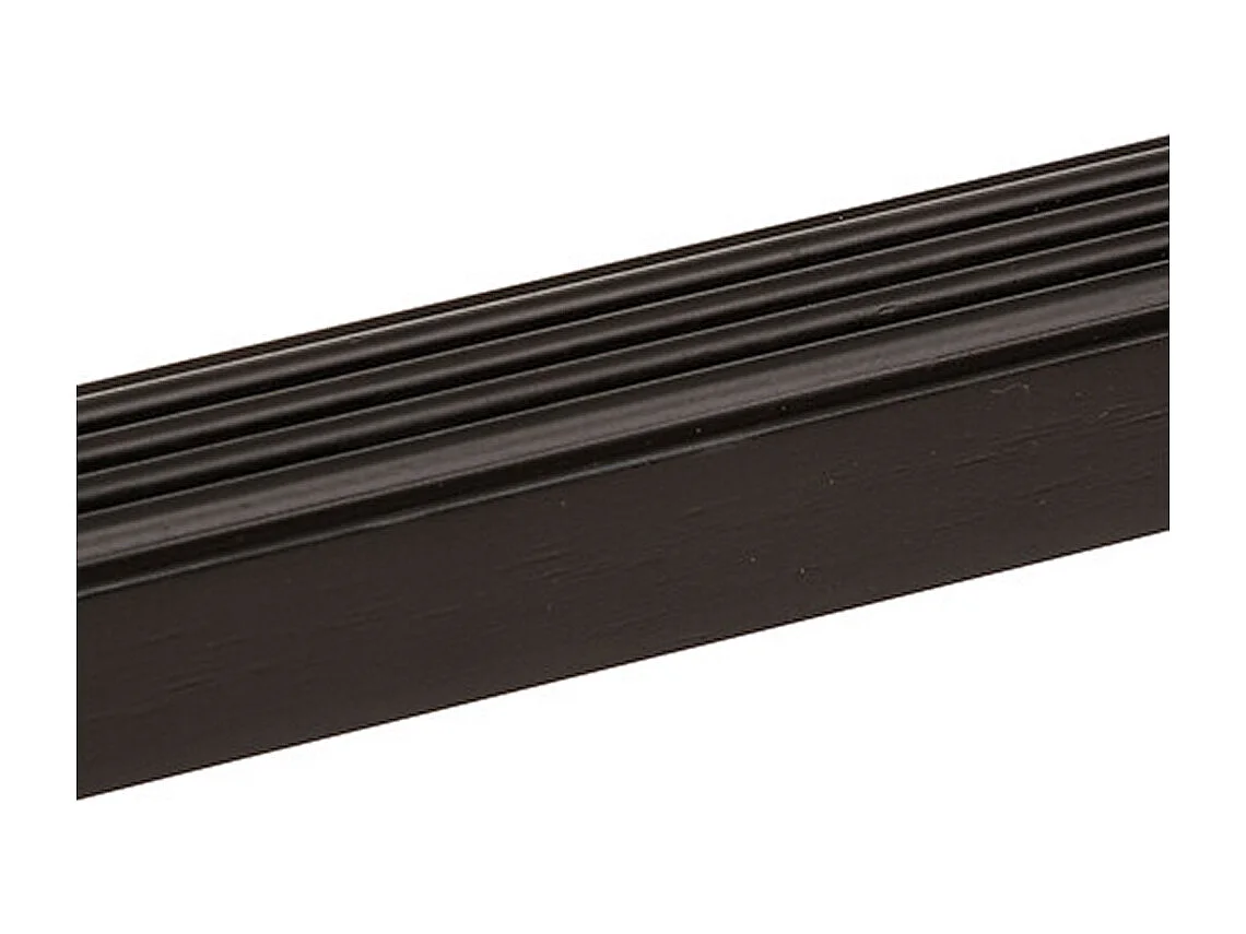 Valet de nuit , valet de chambre double en bois coloris noir -  Longueur 47 x Profondeur 35 x Hauteur 103 cm