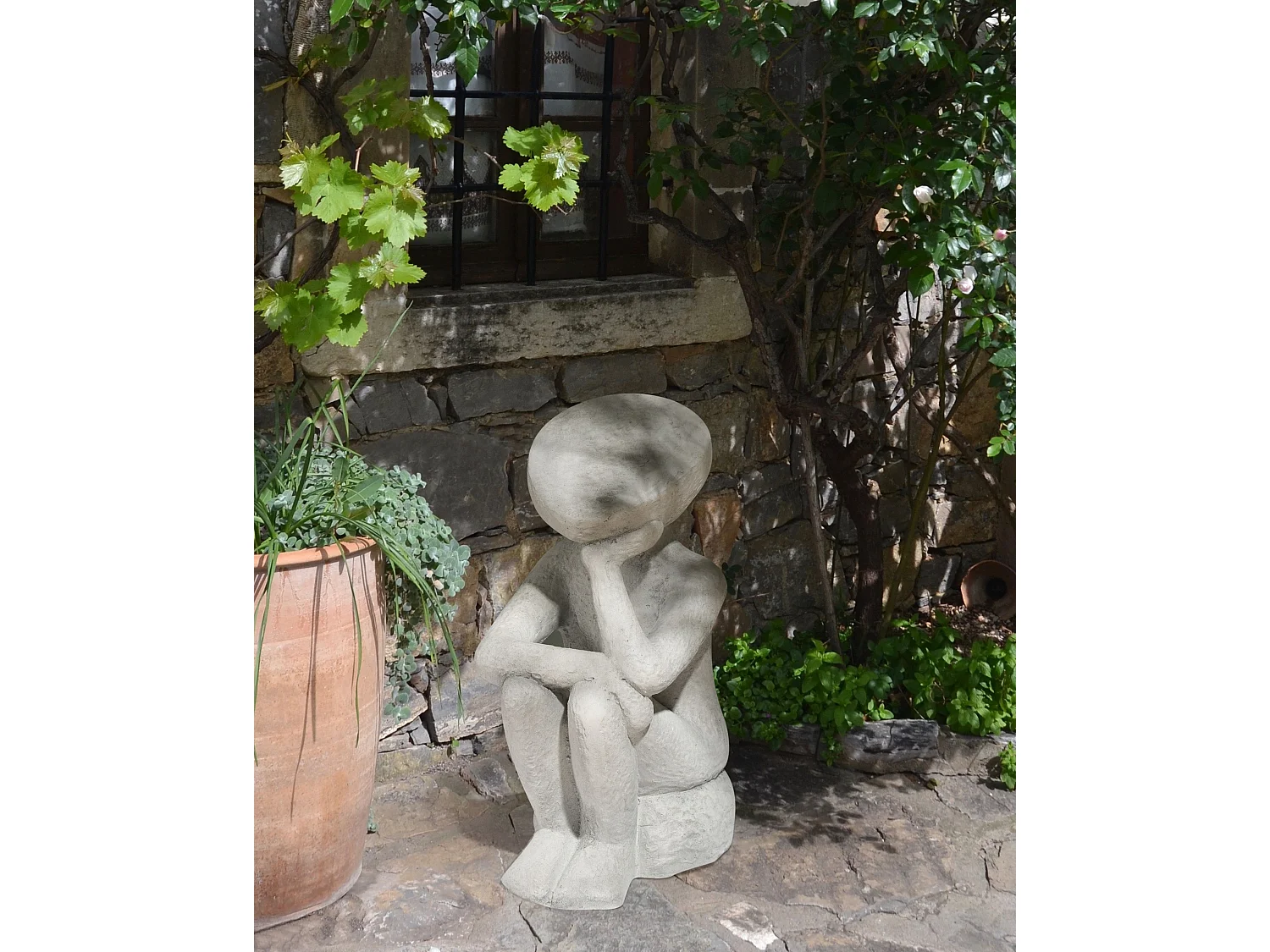 Statue de jardin FRIA Gris