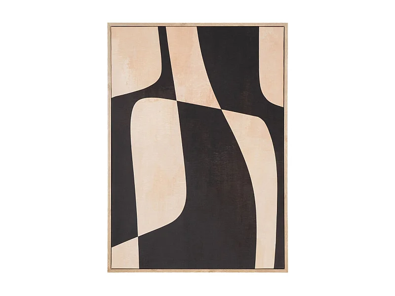 Cape Town NO 3 Leinwanddruck mit Rahmen 50x70cm braun, beige.