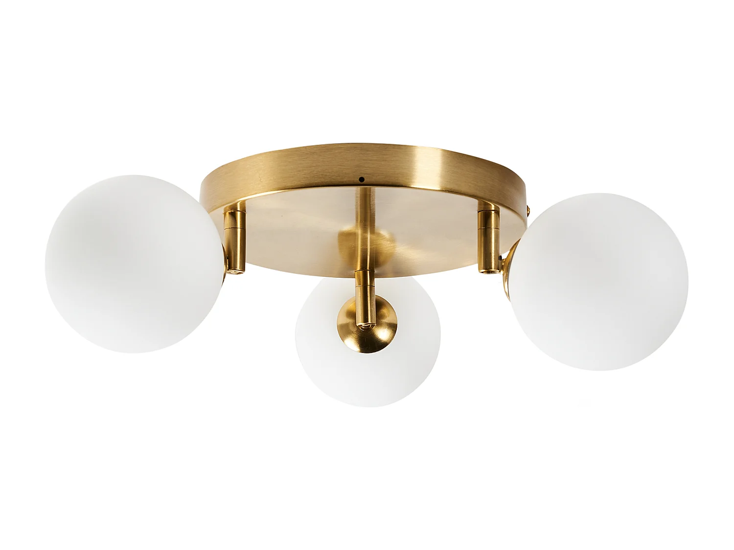 Plafondlamp MAVILLA Glas Messing