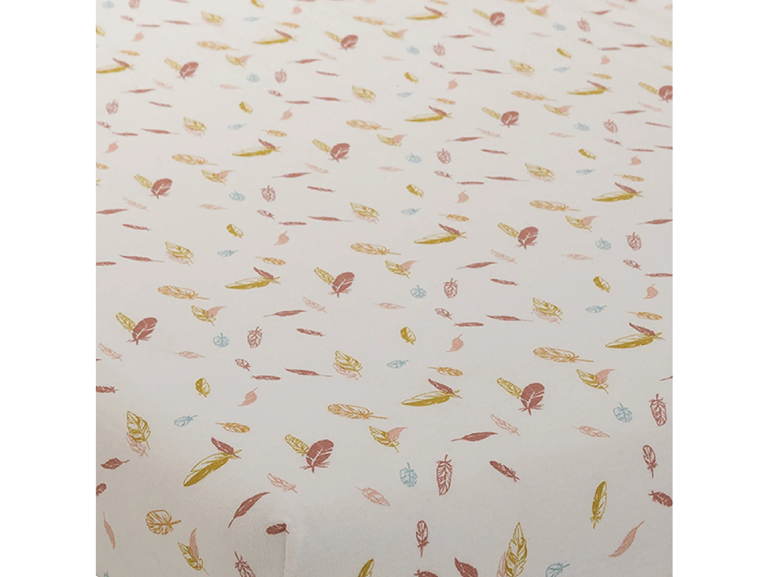 Lenzuolo con angoli in jersey stampato 60x120 cm Happy in cotone OEKO-TEX® Multicolore