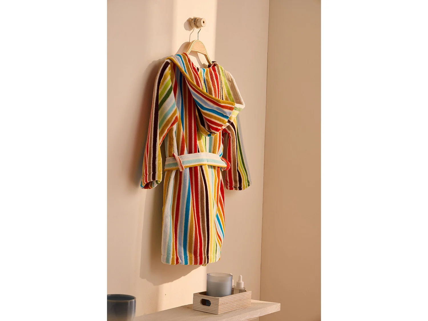 Boskimo Kids Kayla - Bademantel für Kinder - Gestreift - 8