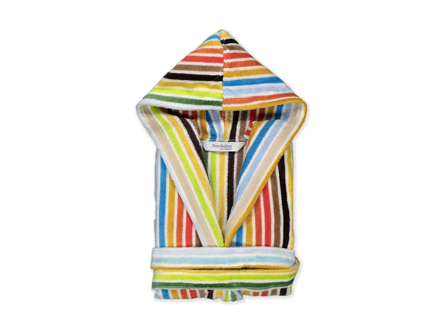 Boskimo Kids Kayla - Badjas voor kinderen - Gestreept - 8