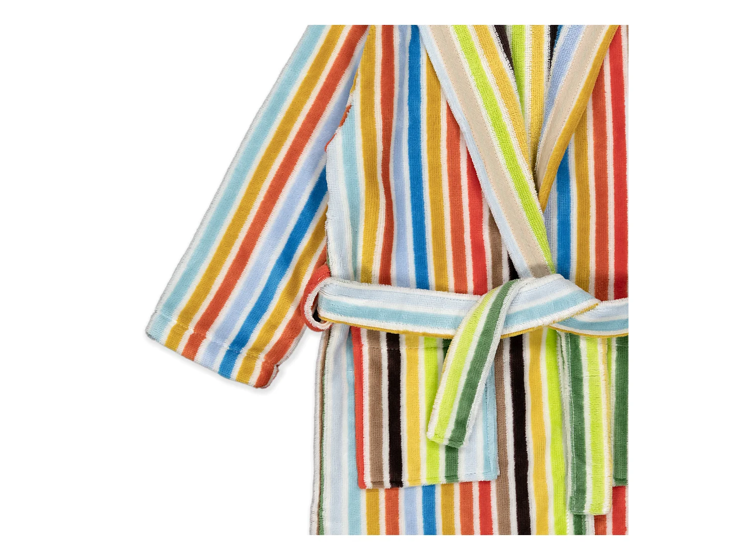 Boskimo Kids Kayla - Badjas voor kinderen - Gestreept - 8