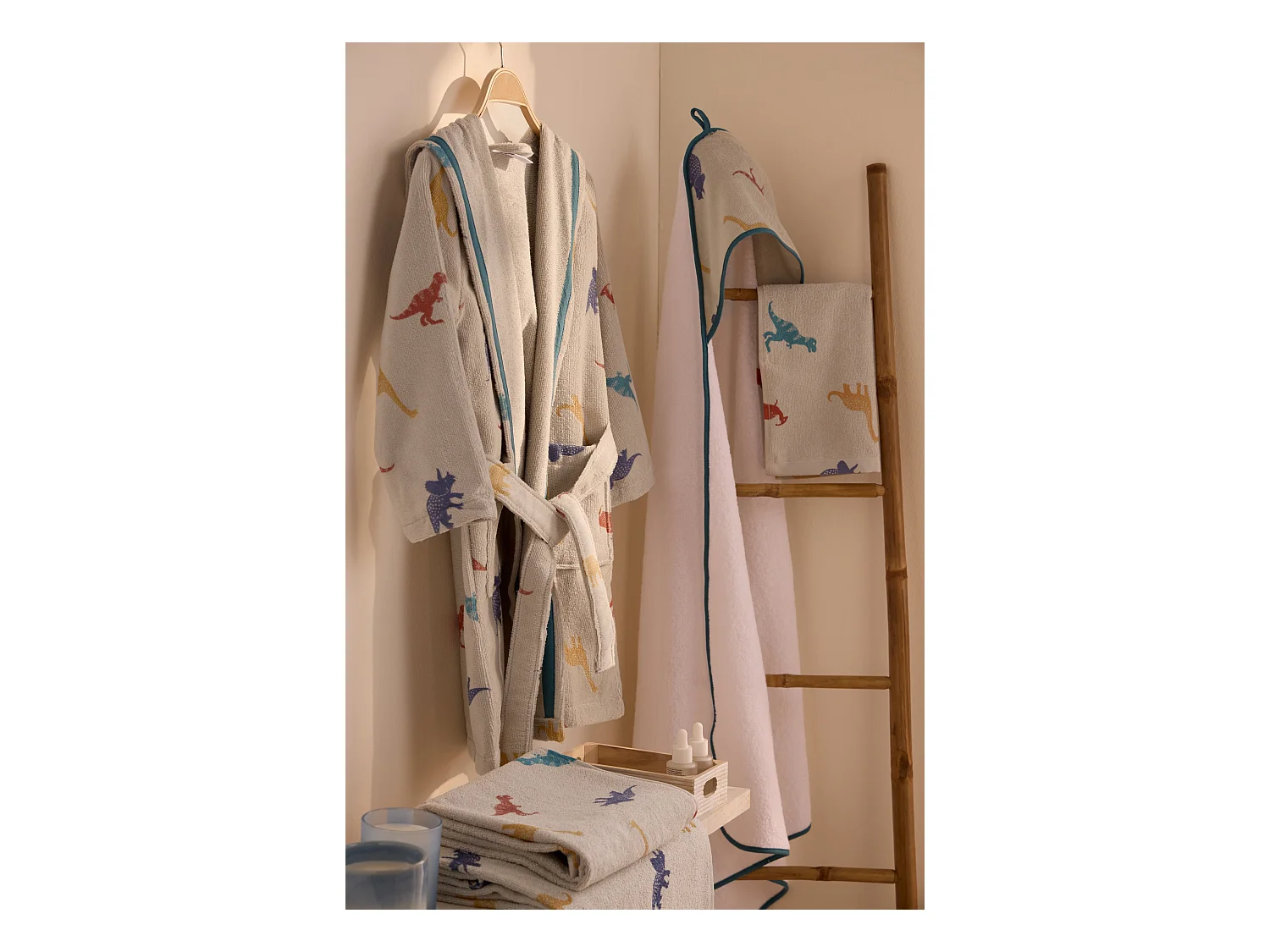 Boskimo Kids Jurassic - Badjas Kinderen - Tieners - 3