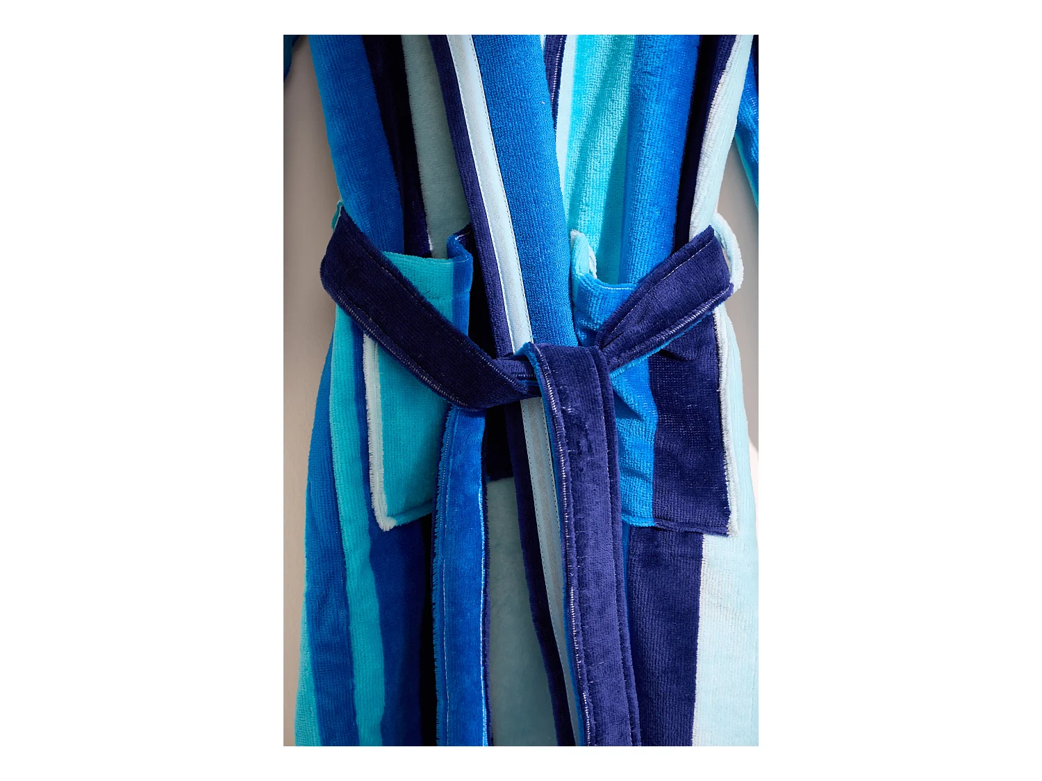 Boskimo Kids Harry - Bademantel Jungen - Teenager - Gestreift - 14