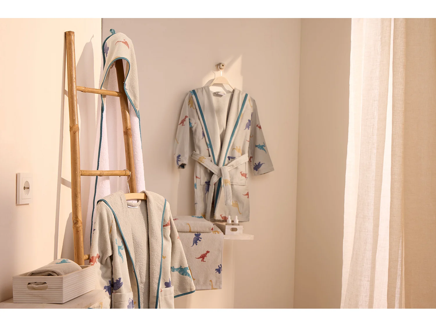 Boskimo Kids Jurassic - Szlafrok Dziecięcy - Nastolatki - 4