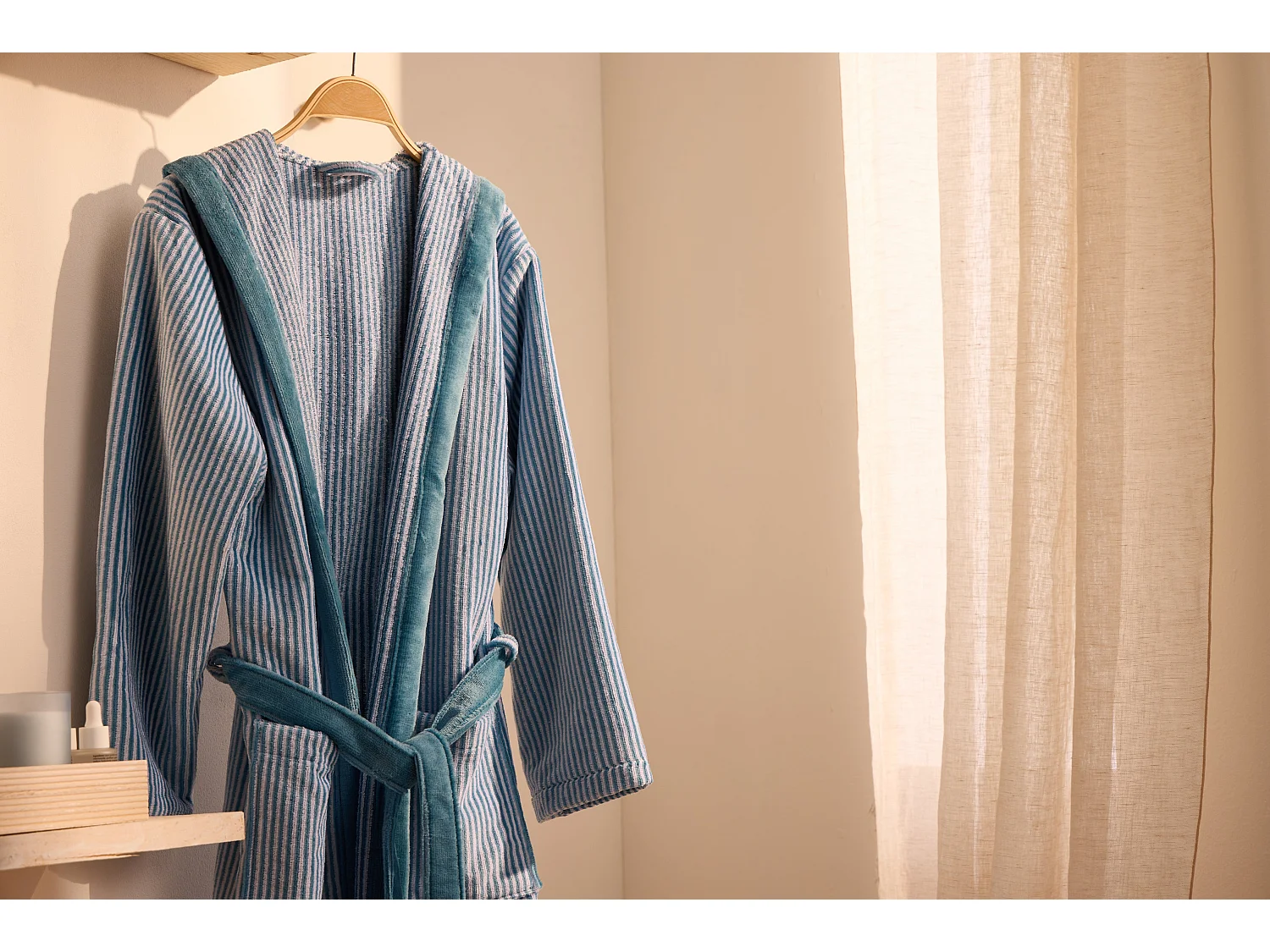 Boskimo Kids Parker - Peignoir pour garçon - Ado - Rayé - 12