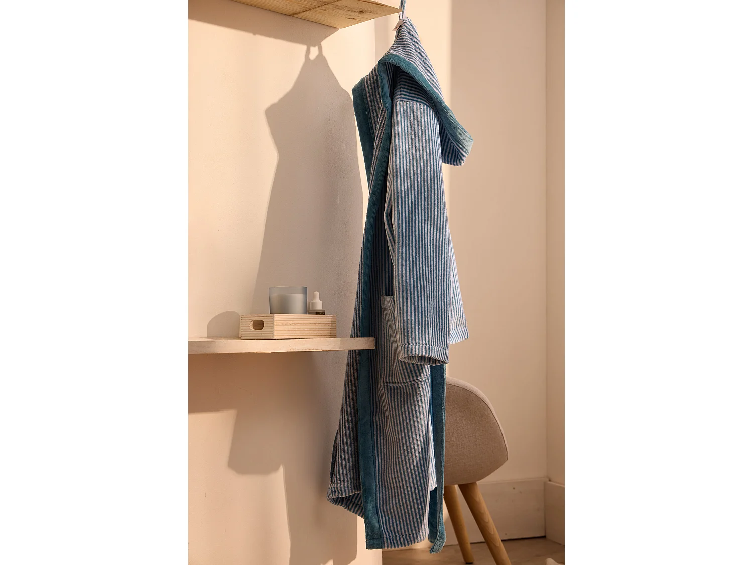 Boskimo Kids Parker - Peignoir pour garçon - Ado - Rayé - 12