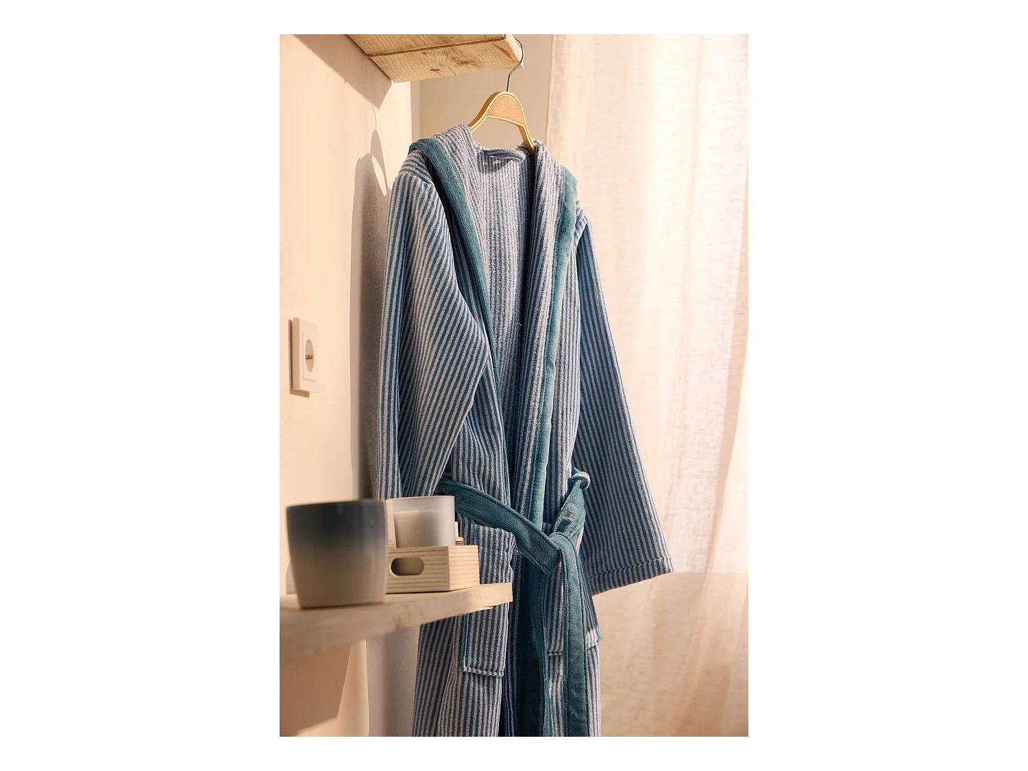 Boskimo Kids Parker - Bademantel für Jungen - Teenager - Gestreift - 12