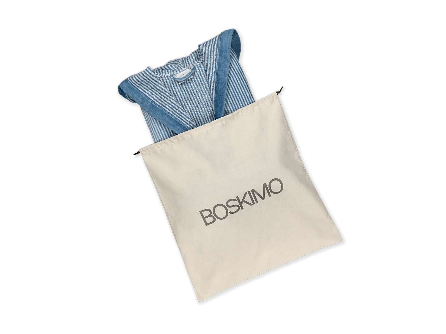 Boskimo Kids Parker - Bademantel für Jungen - Teenager - Gestreift - 12