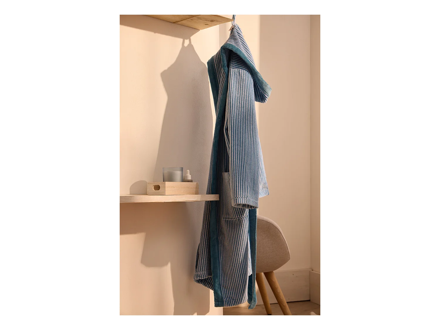 Boskimo Kids Parker - Bademantel für Jungen - Teenager - Gestreift - 12