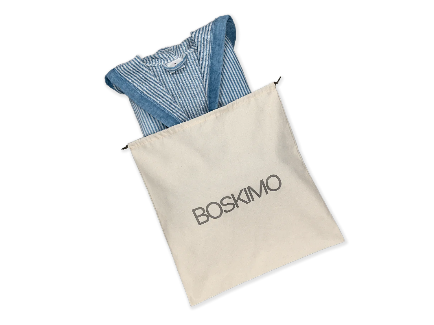 Boskimo Kids Parker - Szlafrok dla chłopców - Nastolatki - Paski - 12