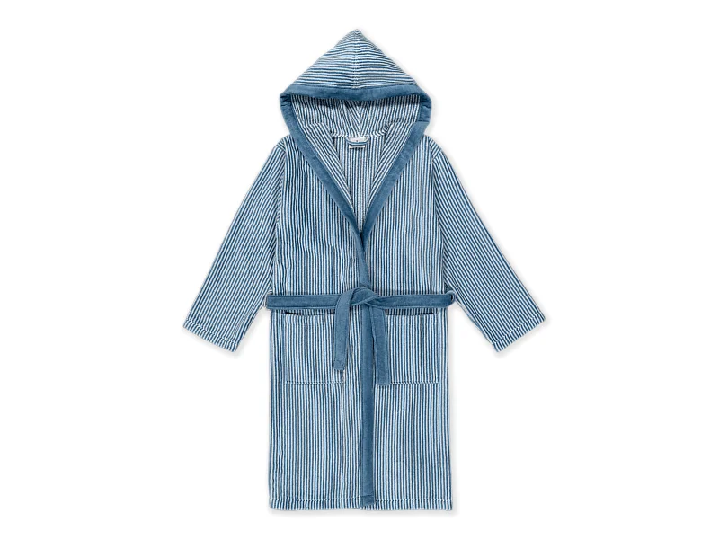 Boskimo Kids Parker - Szlafrok dla chłopców - Nastolatki - Paski - 12