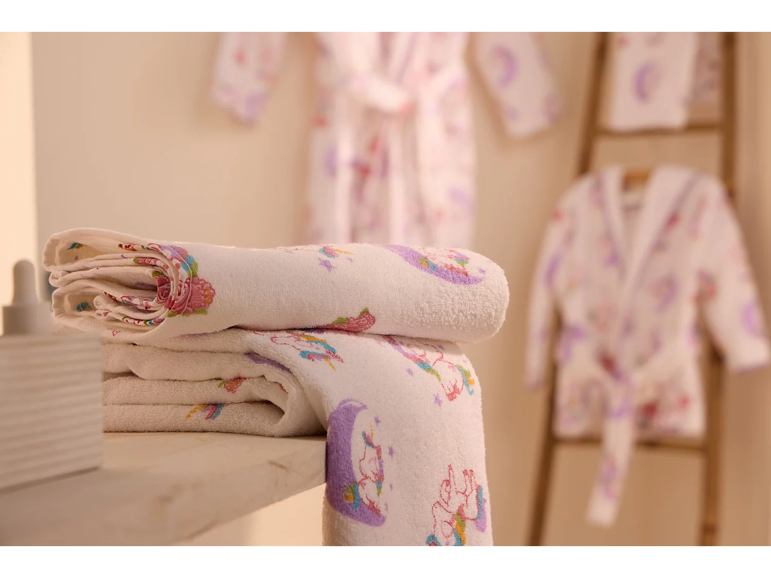 Peignoir licorne Boskimo Kids pour enfants - Ados - 3