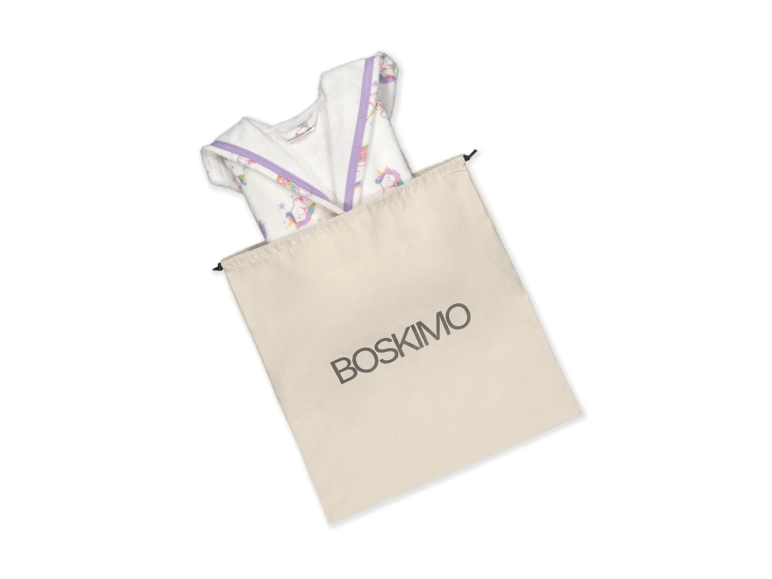 Boskimo Kids Unicorn Badjas voor Kinderen - Tieners - 3