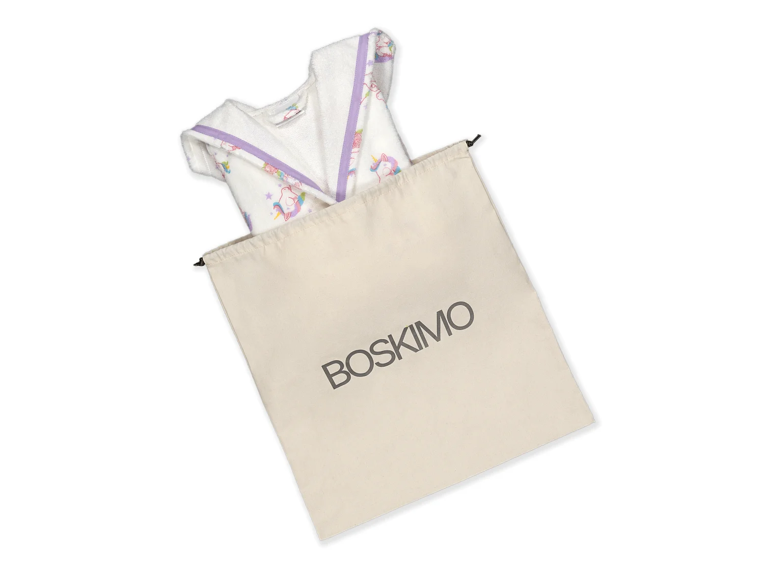 Boskimo Kids Unicorn Badjas voor Kinderen - Tieners - 1