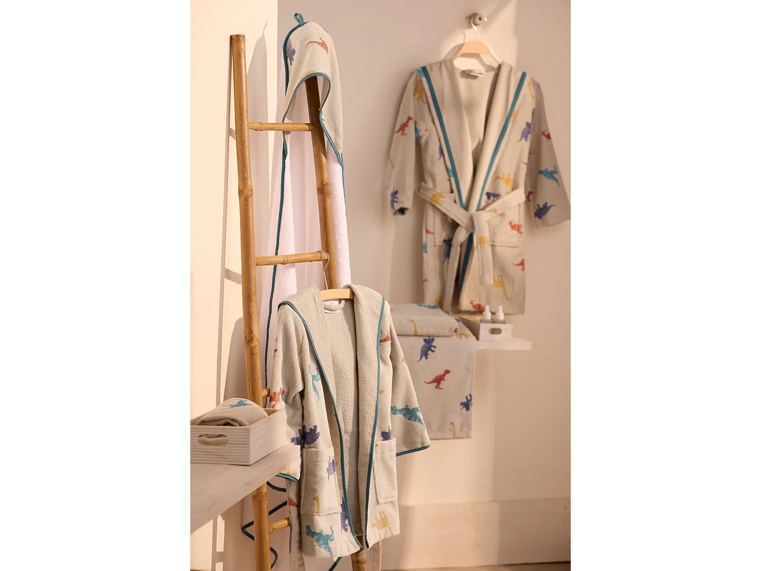 Boskimo Kids Jurassic - Accappatoio Bambini - Adolescenti - 1