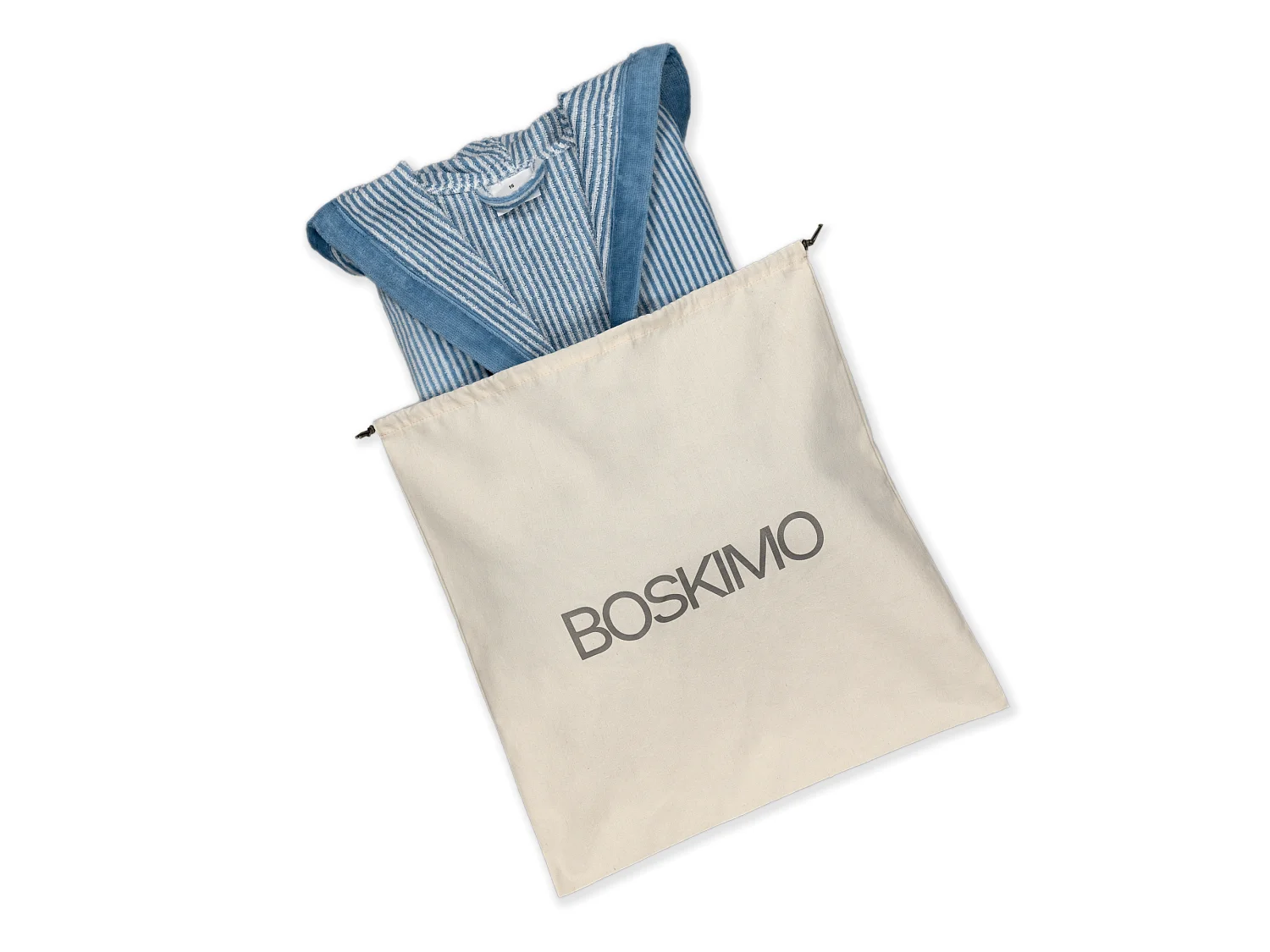 Boskimo Kids Parker - Badjas voor jongens - Tieners - Gestreept - 10