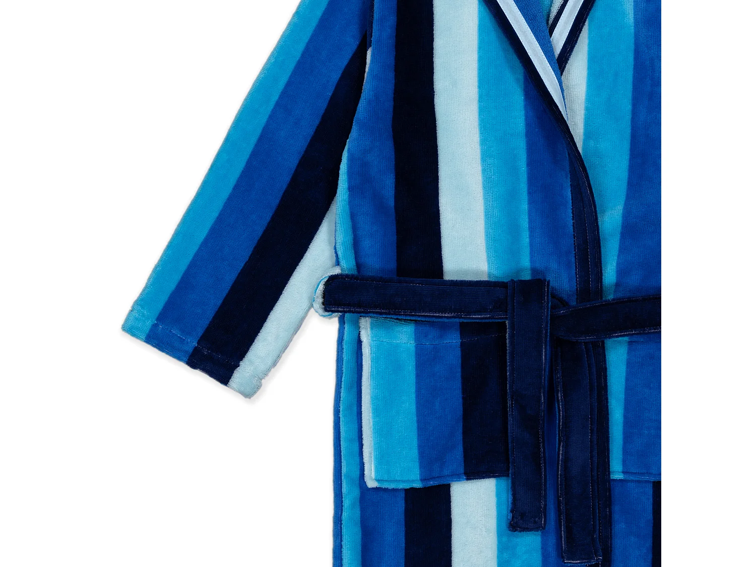 Boskimo Kids Harry - Bademantel Jungen - Teenager - Gestreift - 10