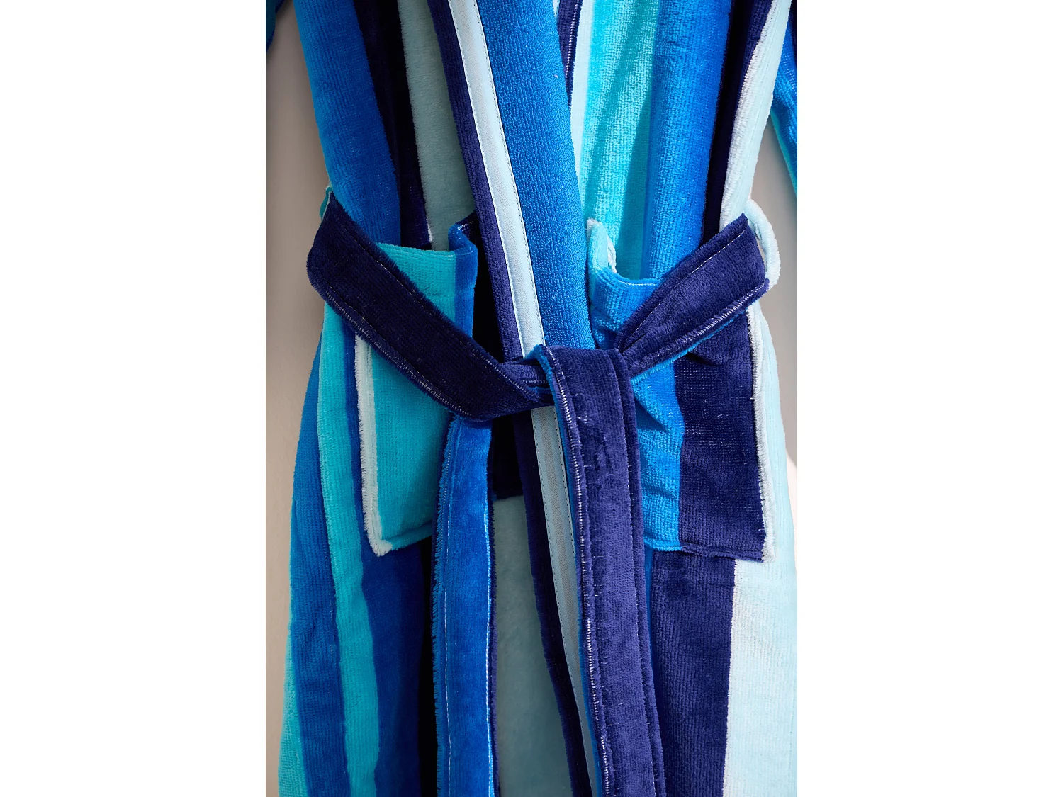 Boskimo Kids Harry - Bademantel Jungen - Teenager - Gestreift - 10