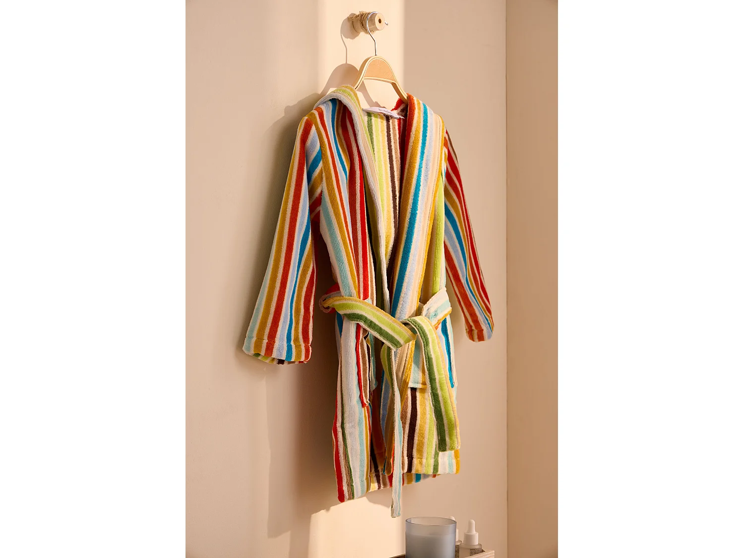 Boskimo Kids Kayla - Bademantel für Kinder - Gestreift - 6