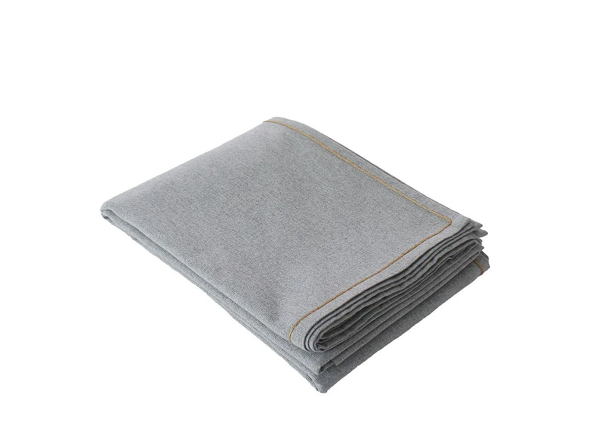 Nappe de Table Uni "Lina" 140x240cm Gris