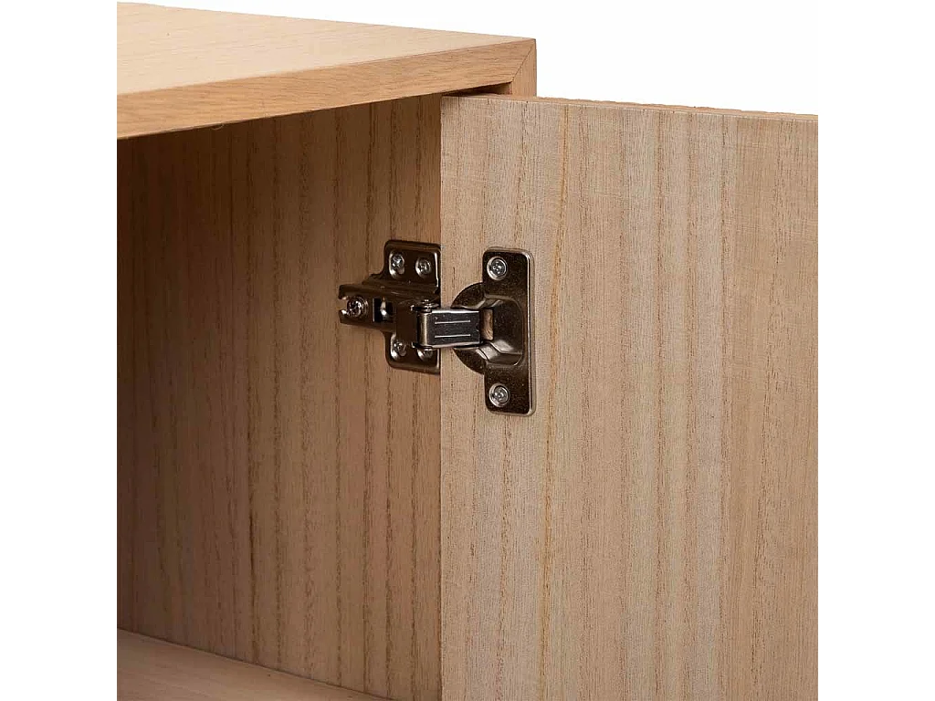 Aparador de madera marrón 120x34x76cm