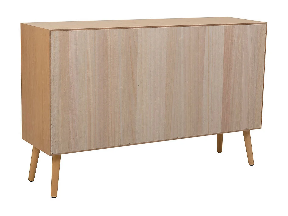 Aparador de madeira marrom 120x34x76