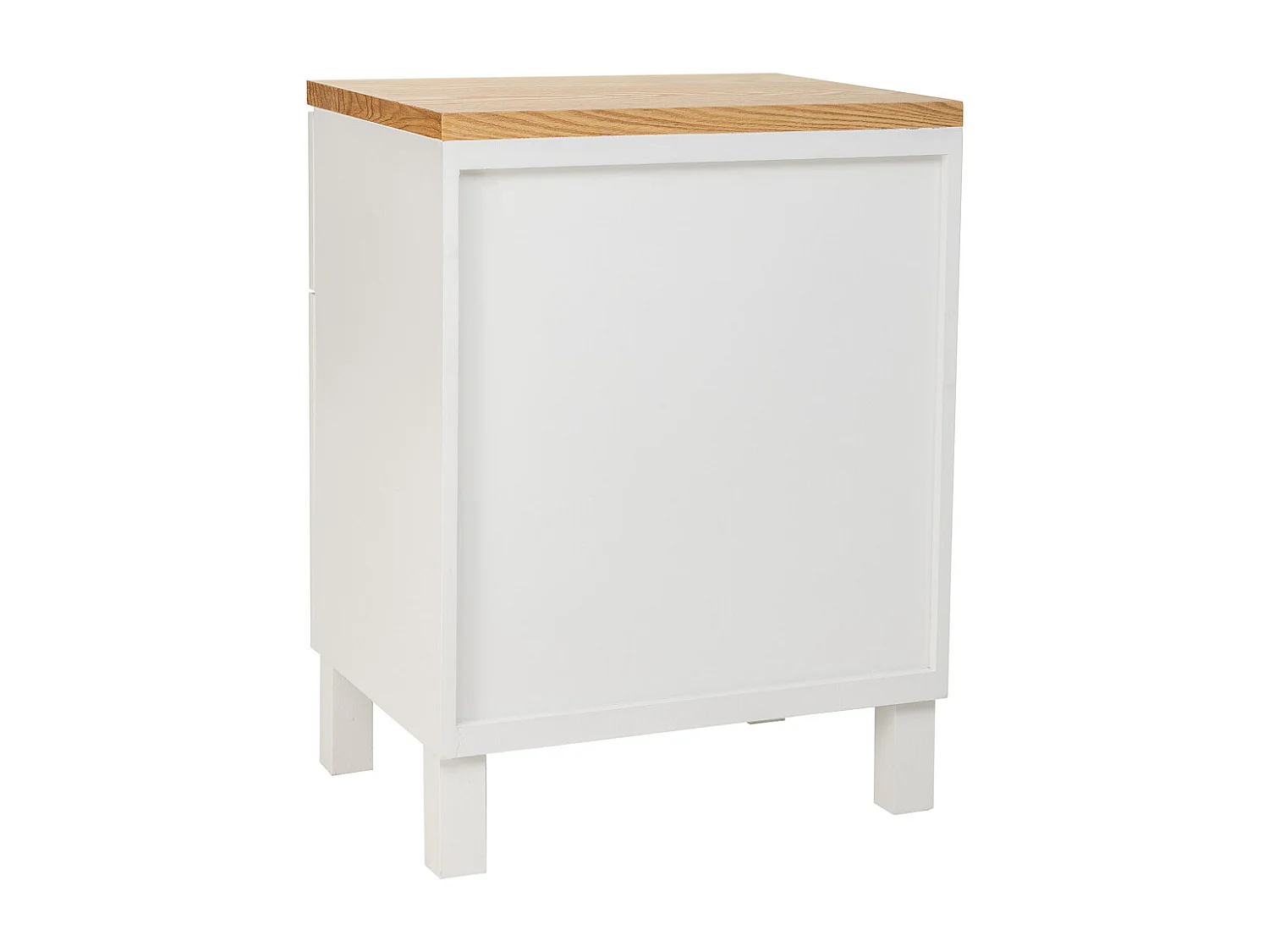 Table de chevet en bois avec 1 tiroir et 1 porte 45x35x60h cm